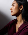 Halo Necklace - Sterling Silver/24 Carat Gold Gilded