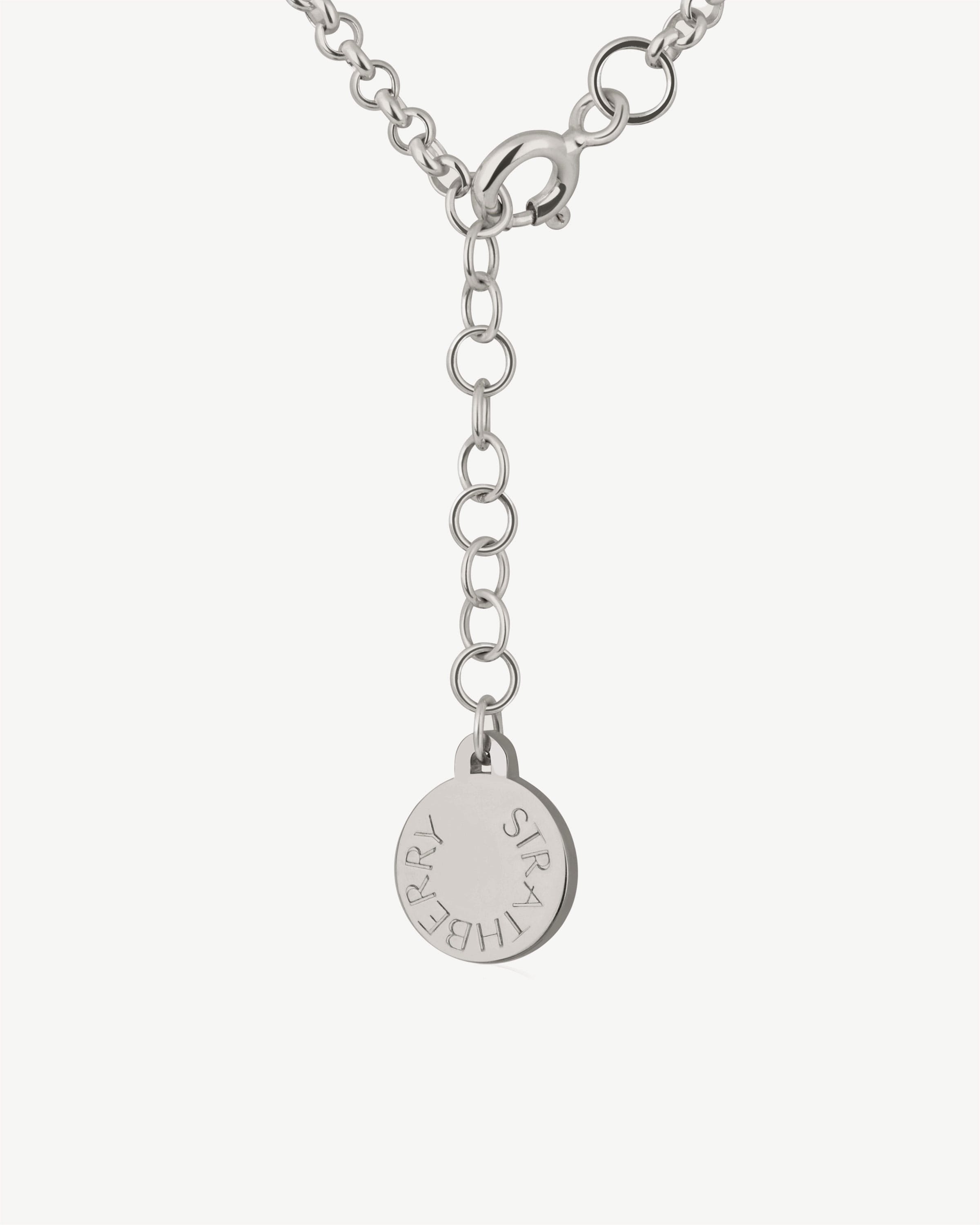 Halo Necklace - Sterling Silver/24 Carat Gold Gilded